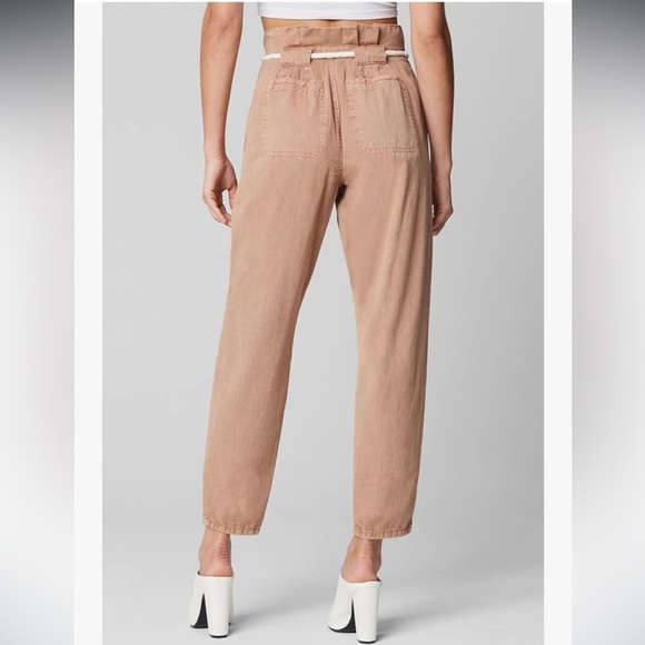 BLANKNYC | High Waist Paper Bag‎ Pants | Tan with Rope Belt | Large - Picture 2 of 16